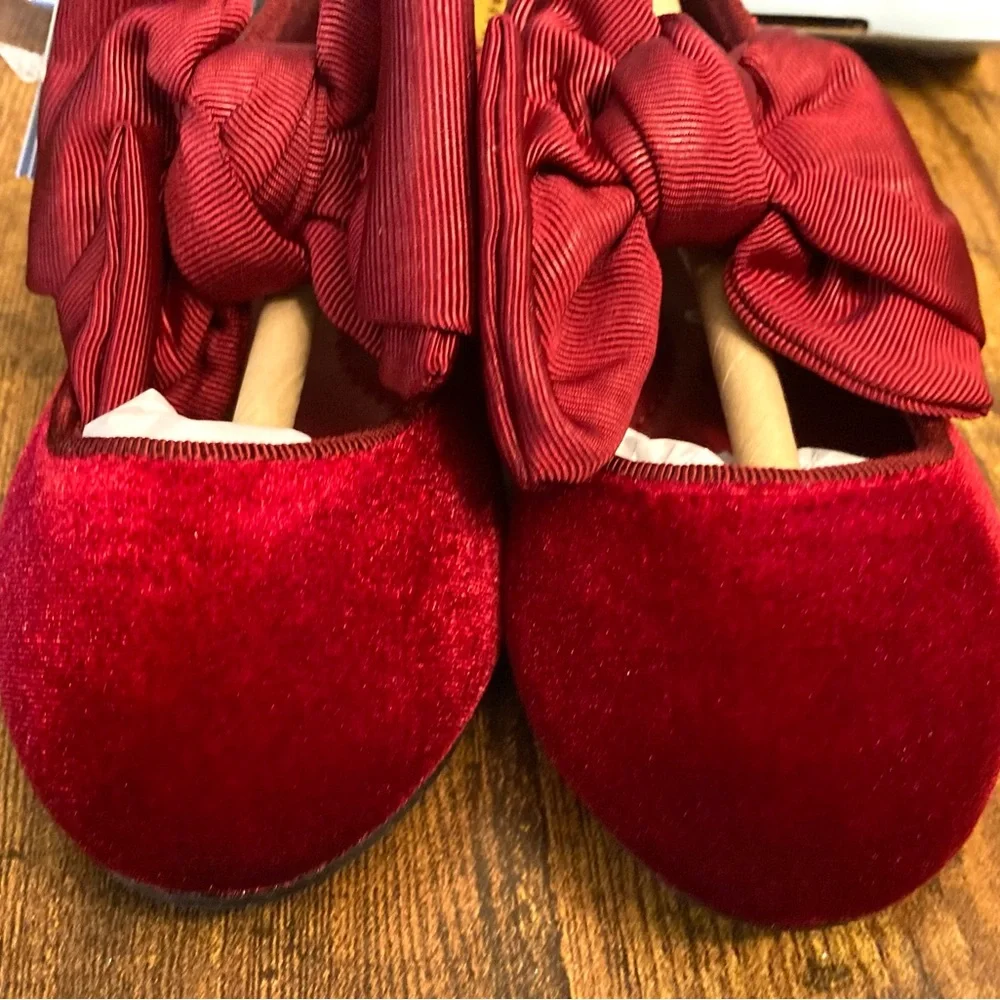Toddler Girls' Chloe Mary Jane Flats - Cat & Jack™ Red Size 6T New